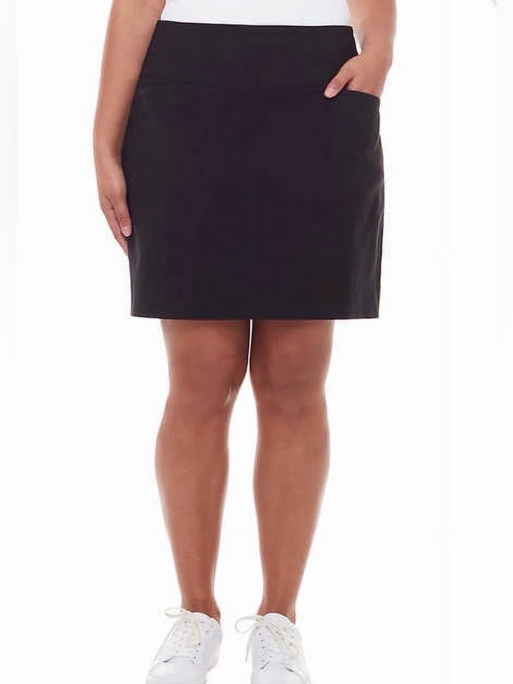 S.C. & Co. Women’s Size Large Black Slimming Athleisure Golf Skort NWT